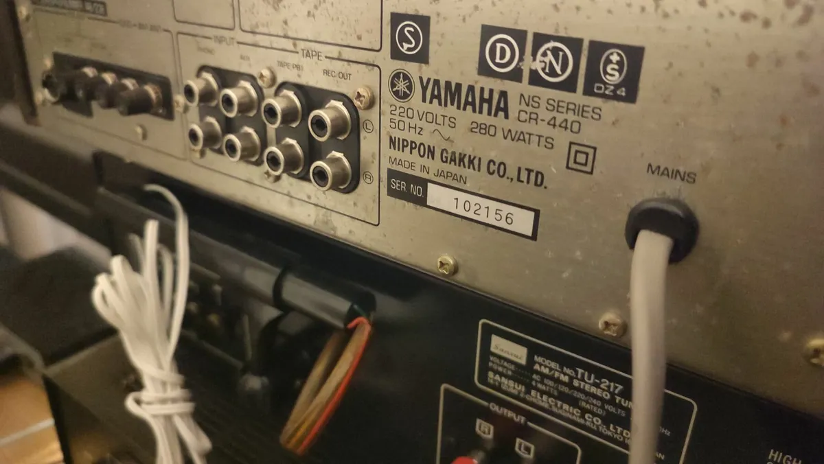 YAMAHA CR-440 Receiver/amplifier. Recaped&upgraded - Image 3