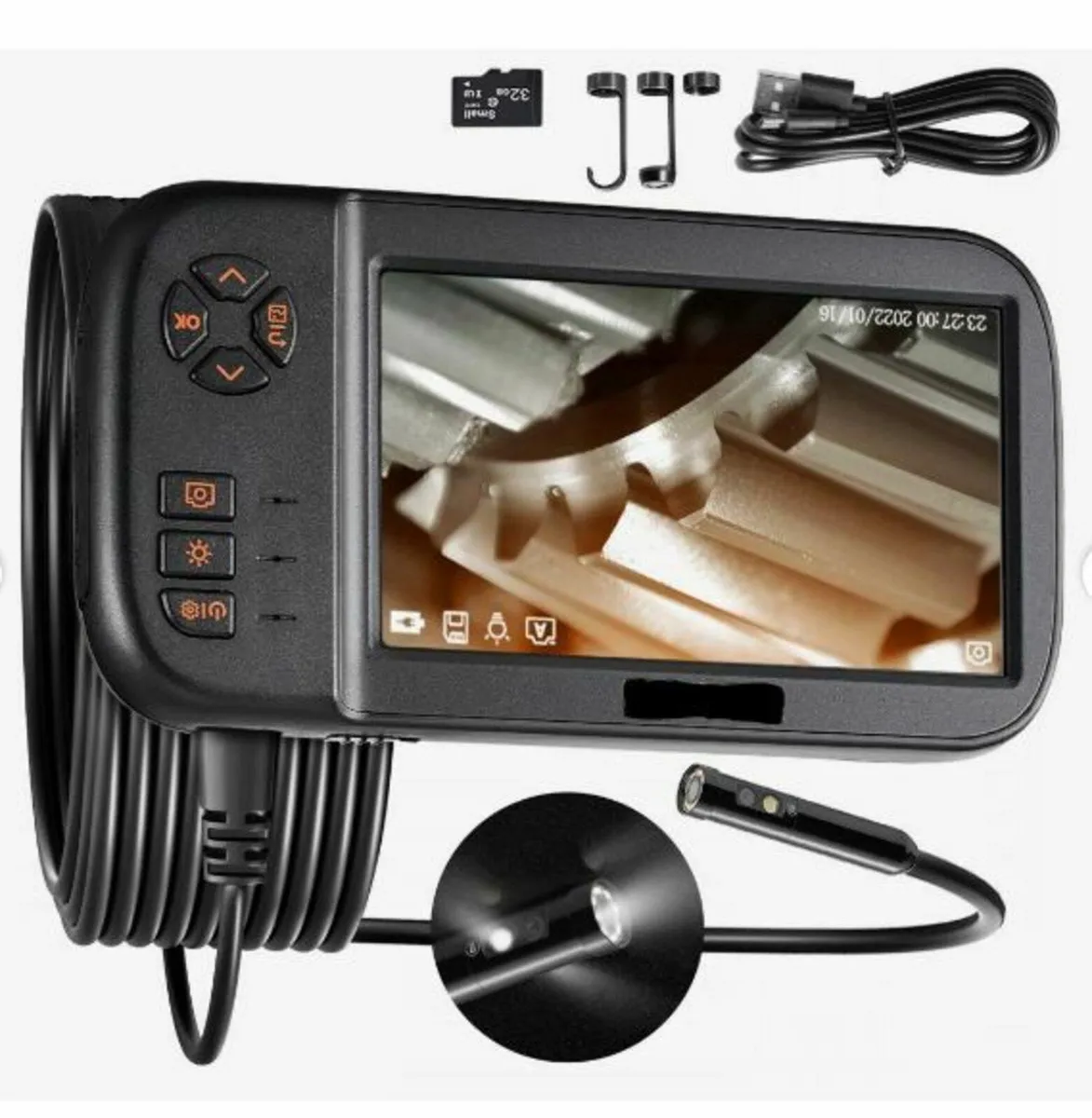 Triple Lens Endoscope Camera, 11.4 cm - Image 1