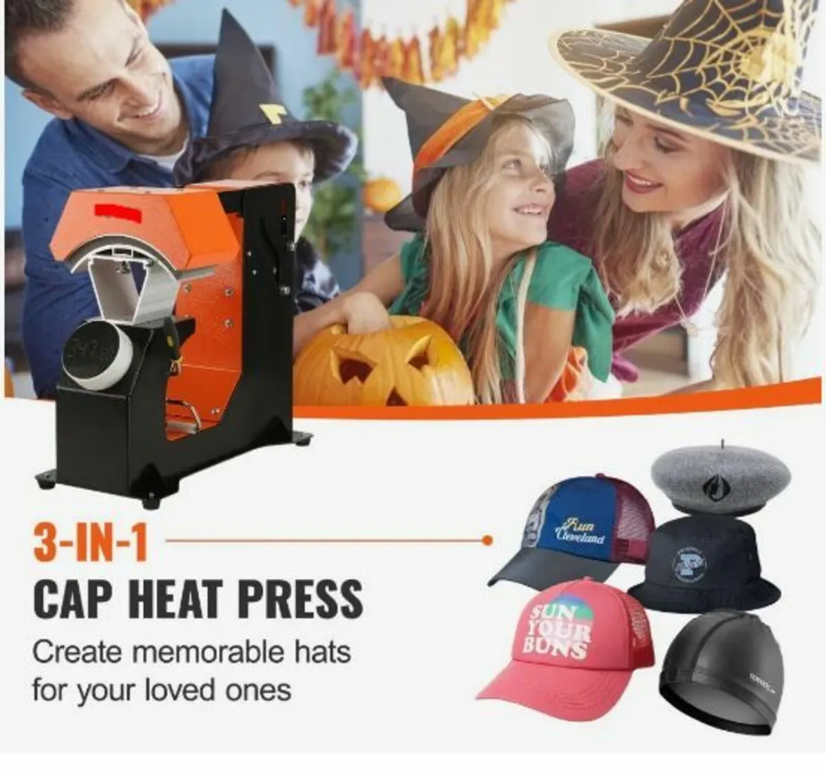 Hat Heat Press Auto Cap Heat Press 3 Heating - Image 2