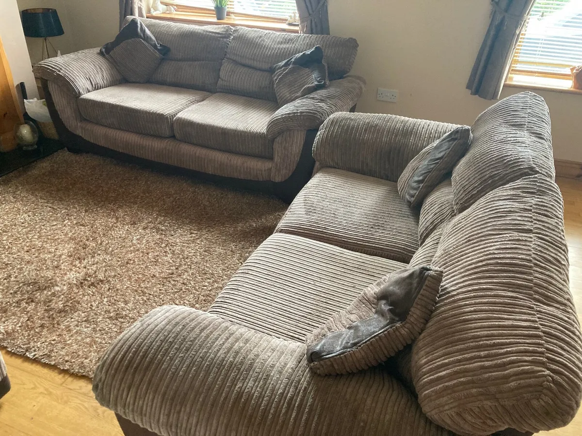 2 and 3 seater sofa - Image 1