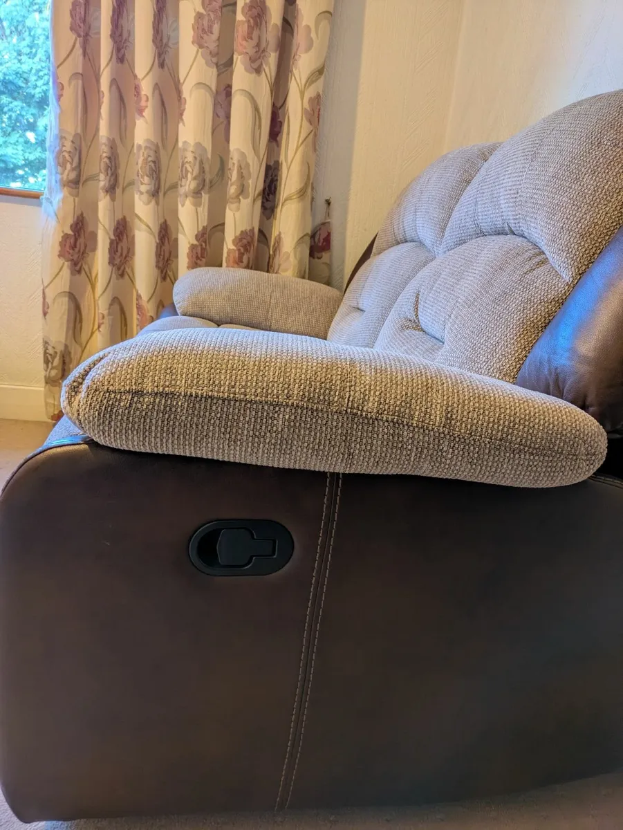 2 Recliner Sofas – 3 Seater & 2 Seater, Very Comf - Image 1