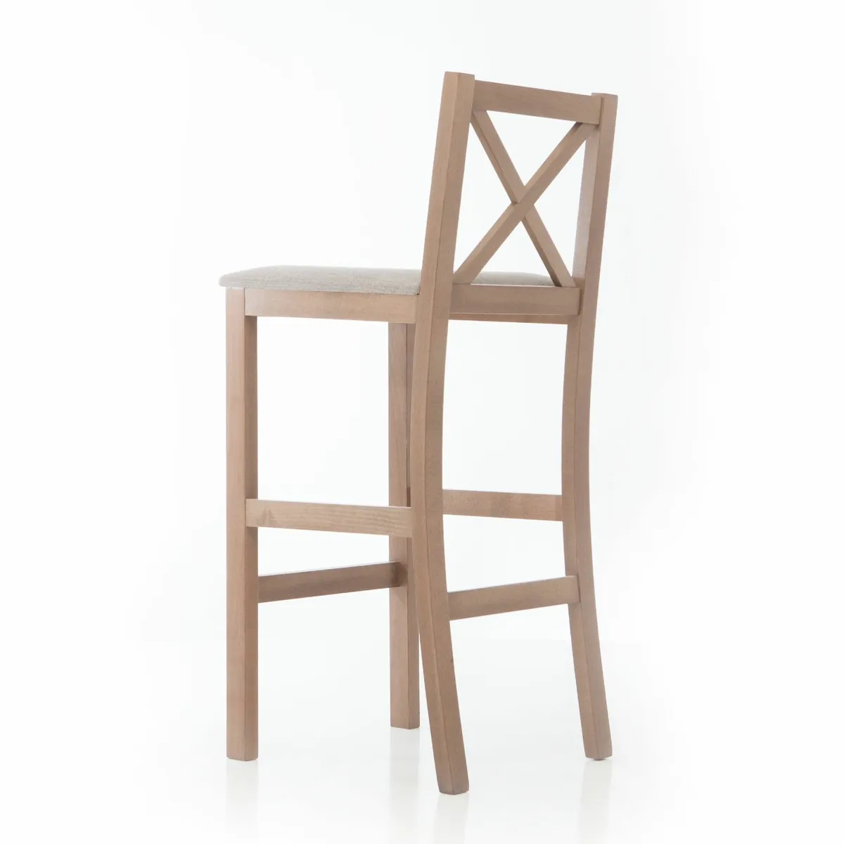 Hampton Traditional Cross-Back Bar Stool - Image 4
