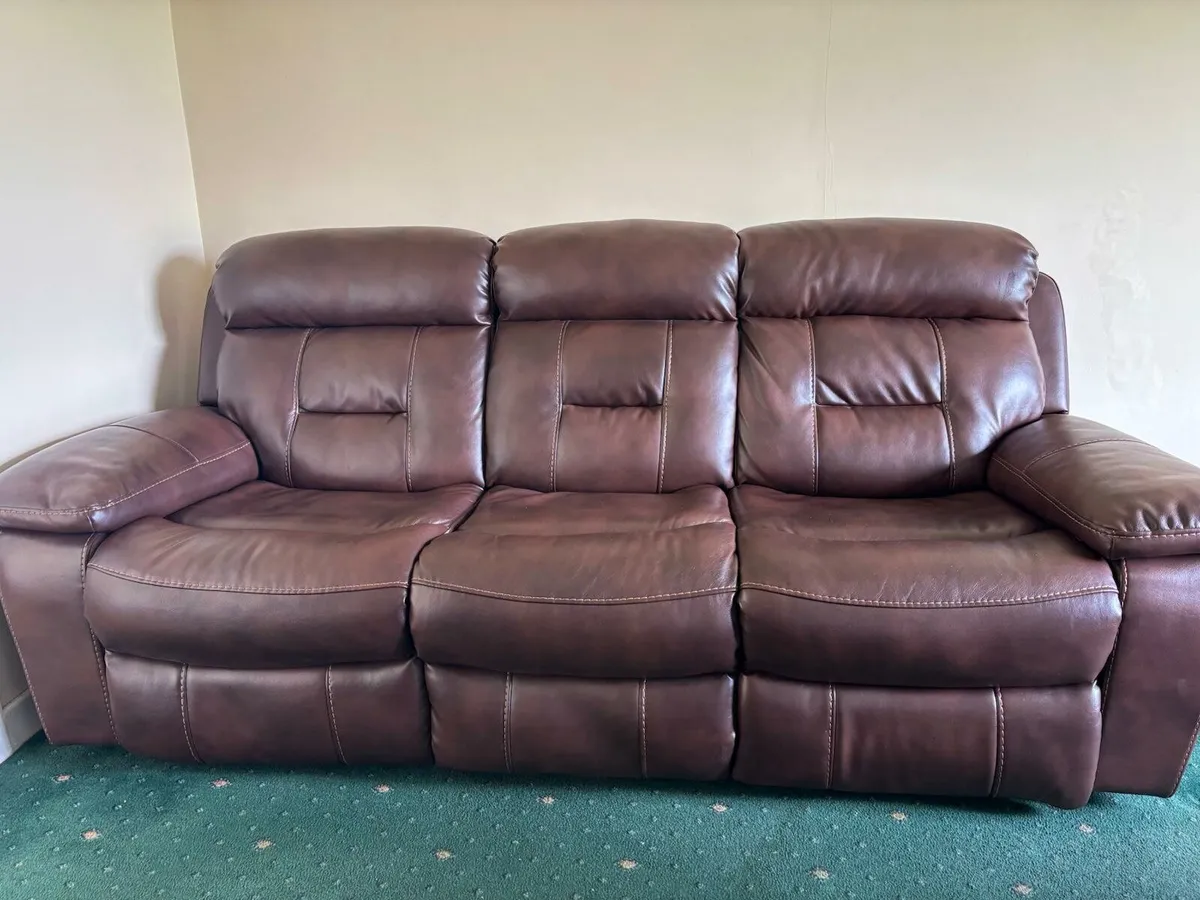 Leather sofa - Image 1