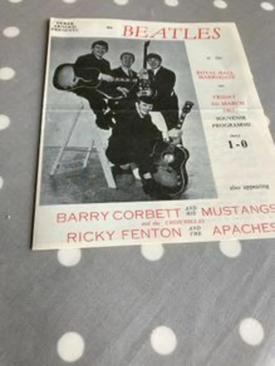 Beatles Memorabilia - Souvenir Programme from 1963