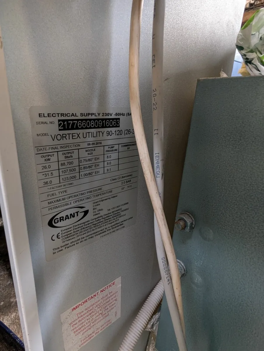 Indoor  condensing oil boiler - Image 1