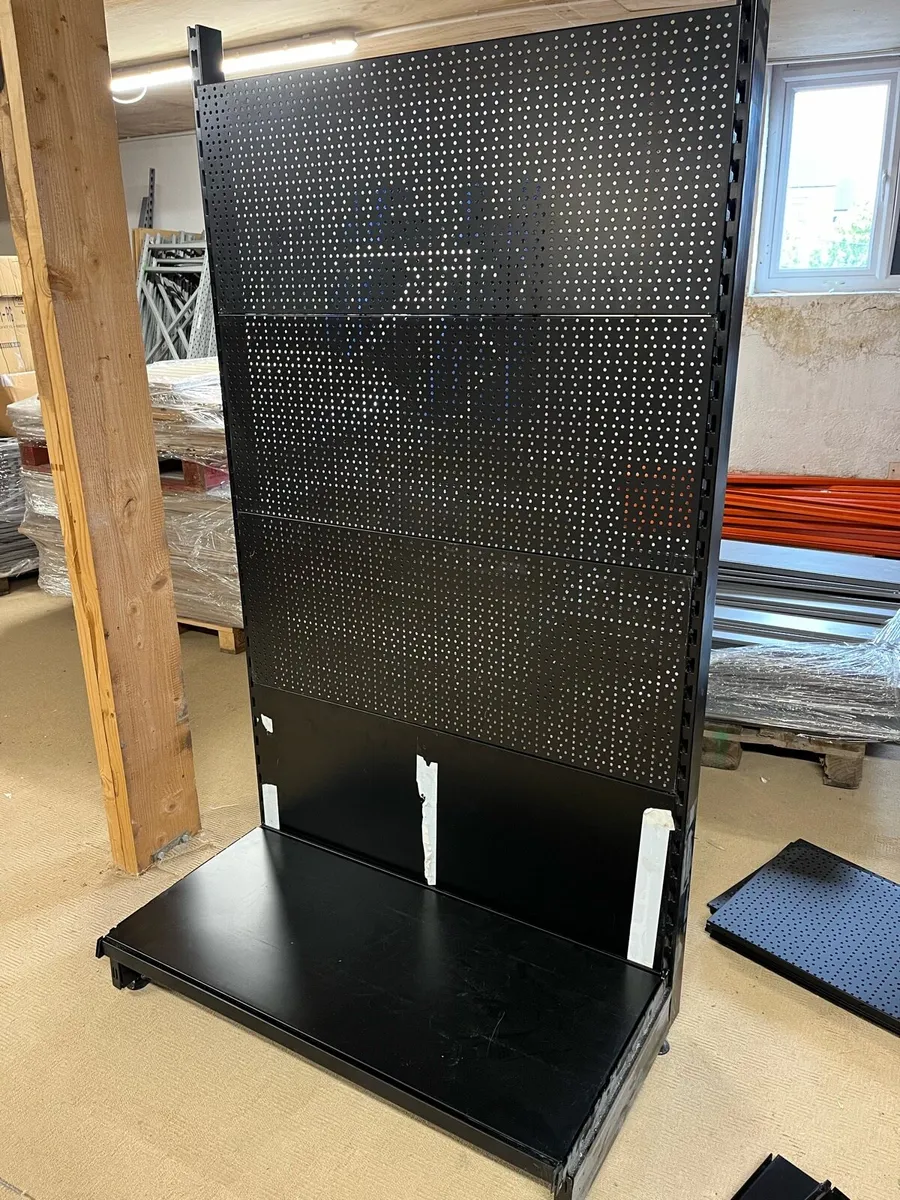 Pegboard shelving