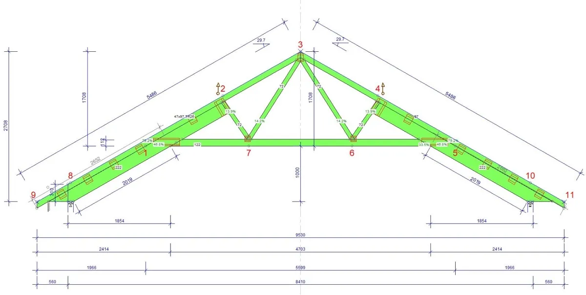 Roof trusses