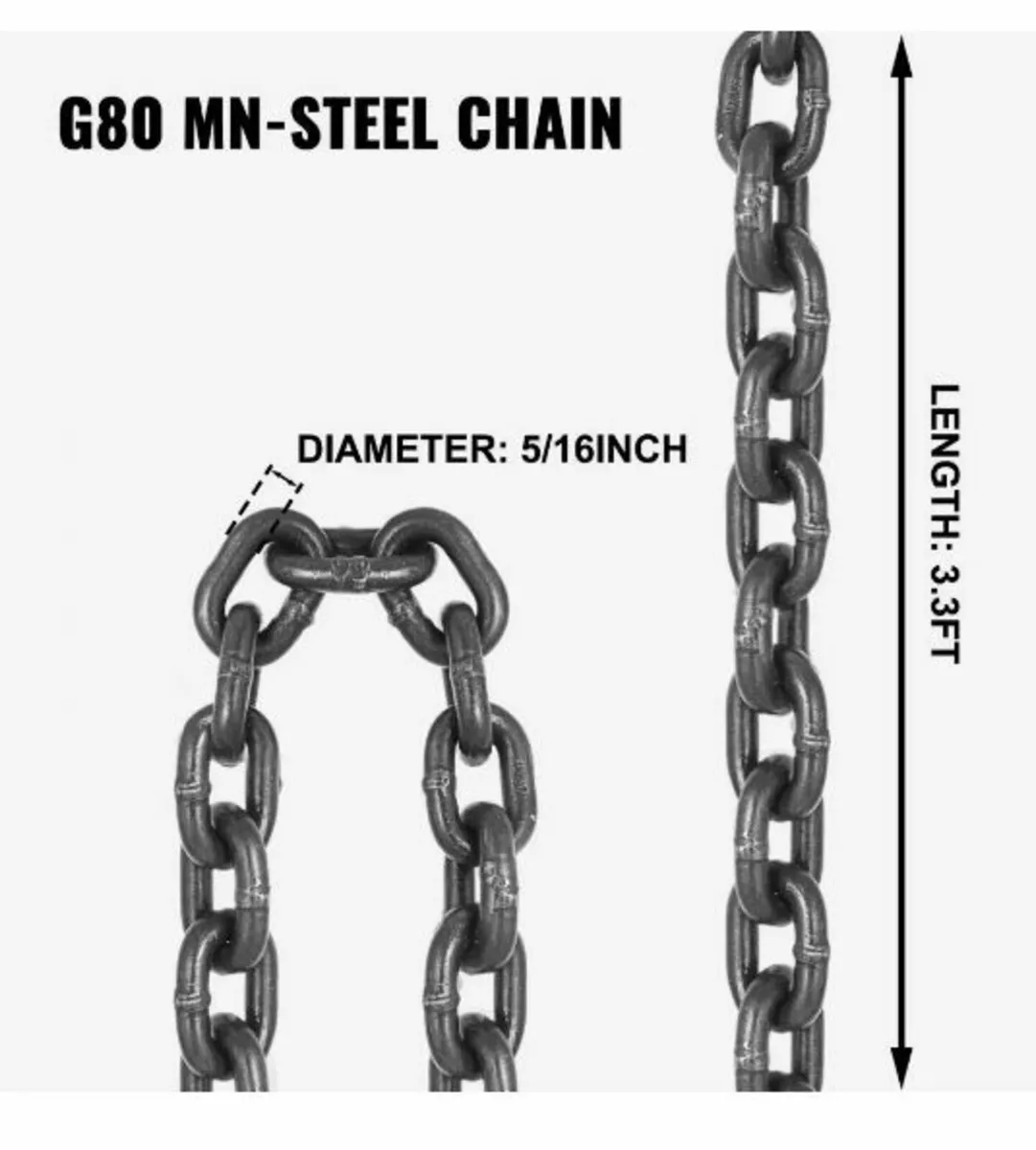 4 Legs Chain Sling with Sling Hook G80 - Image 2