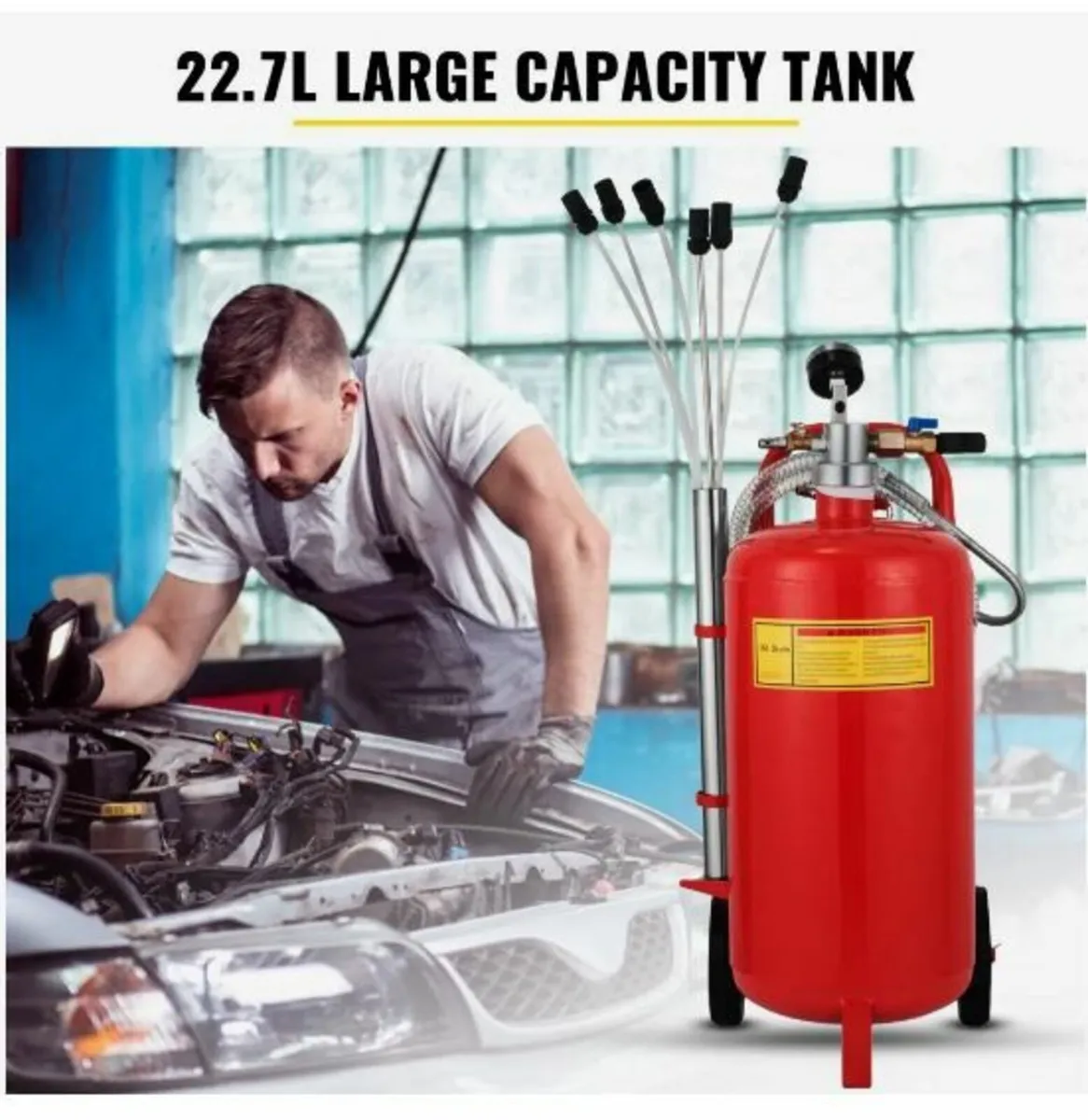 5 Gallon/22.7L Oil Extractor, Portable Air - Image 2