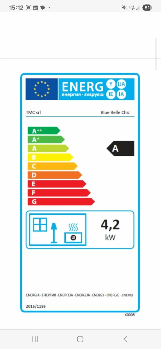 Gas Heater Blue Belle - Image 3