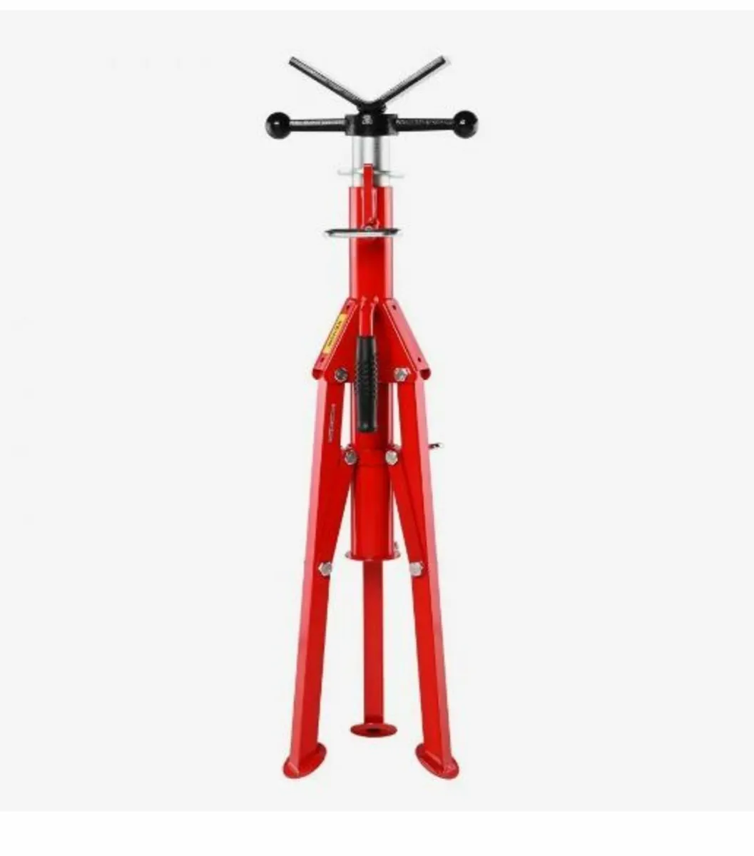 V Head Pipe Stand Adjustable Height - Image 1