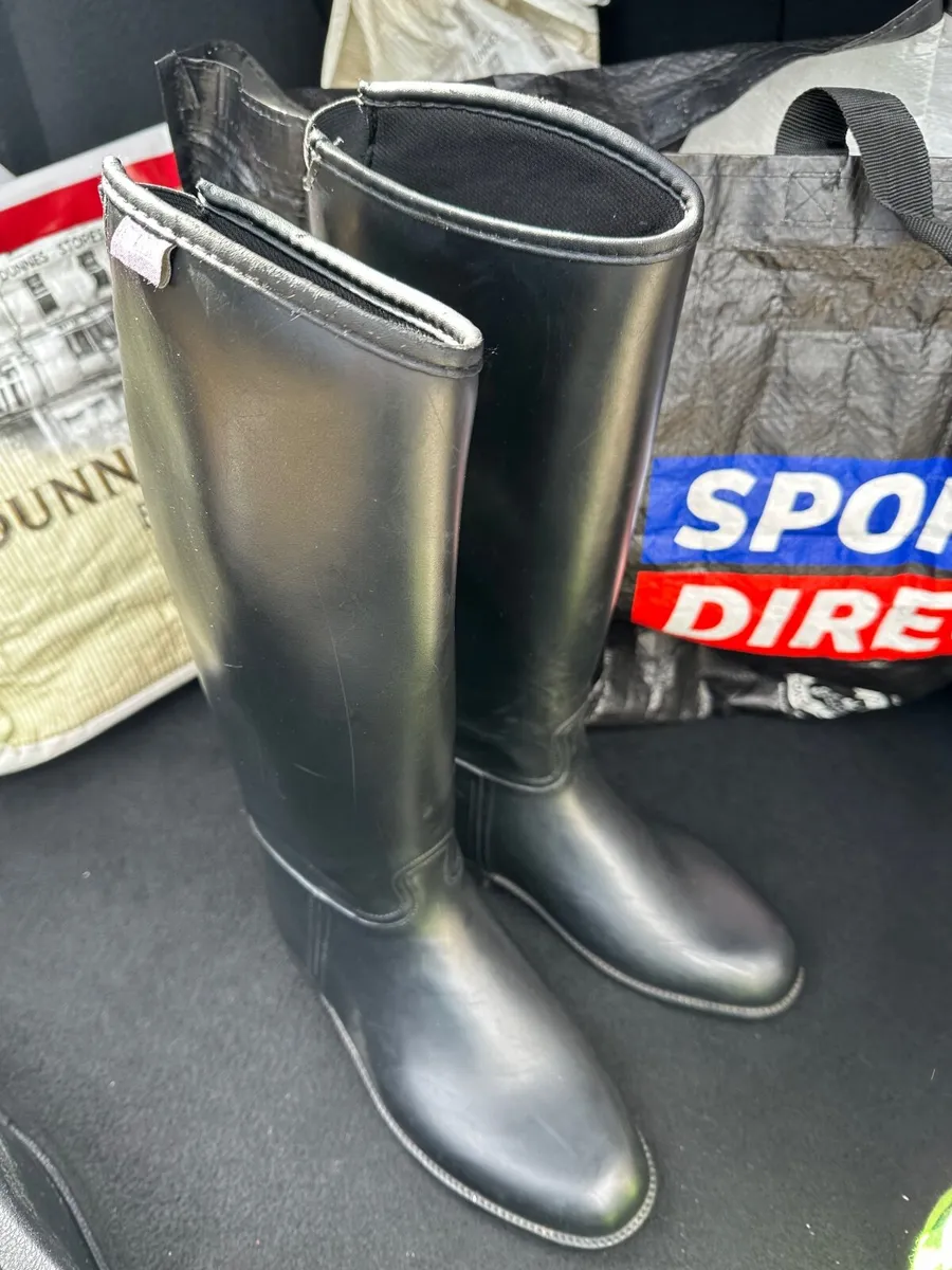 Riding Hat, Boots and Gloves - Image 1