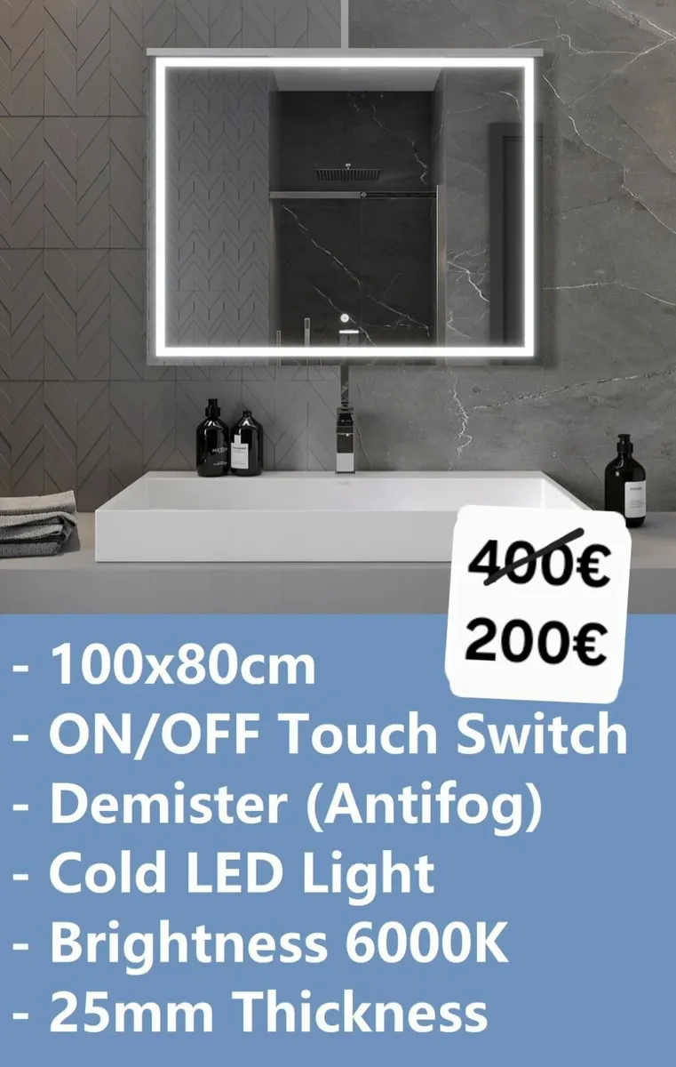 LED Bathroom Mirror - Image 1