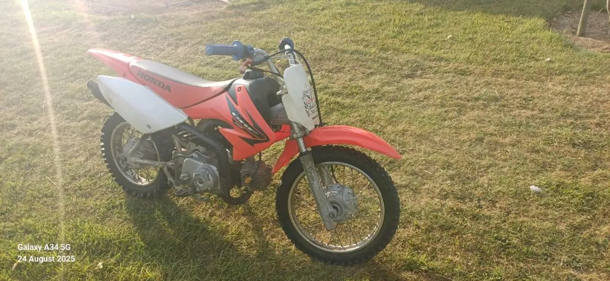 Honda CRF70 motorcycle - Image 1
