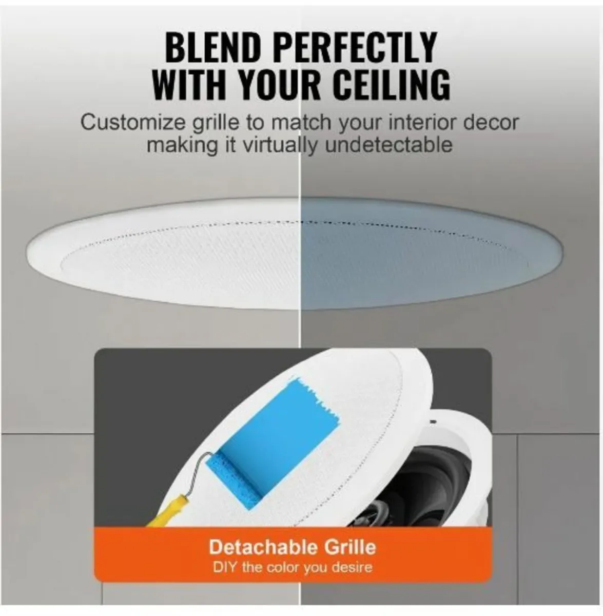 4 PCs 6.5"/16.5 cm Bluetooth Ceiling Speakers - Image 2