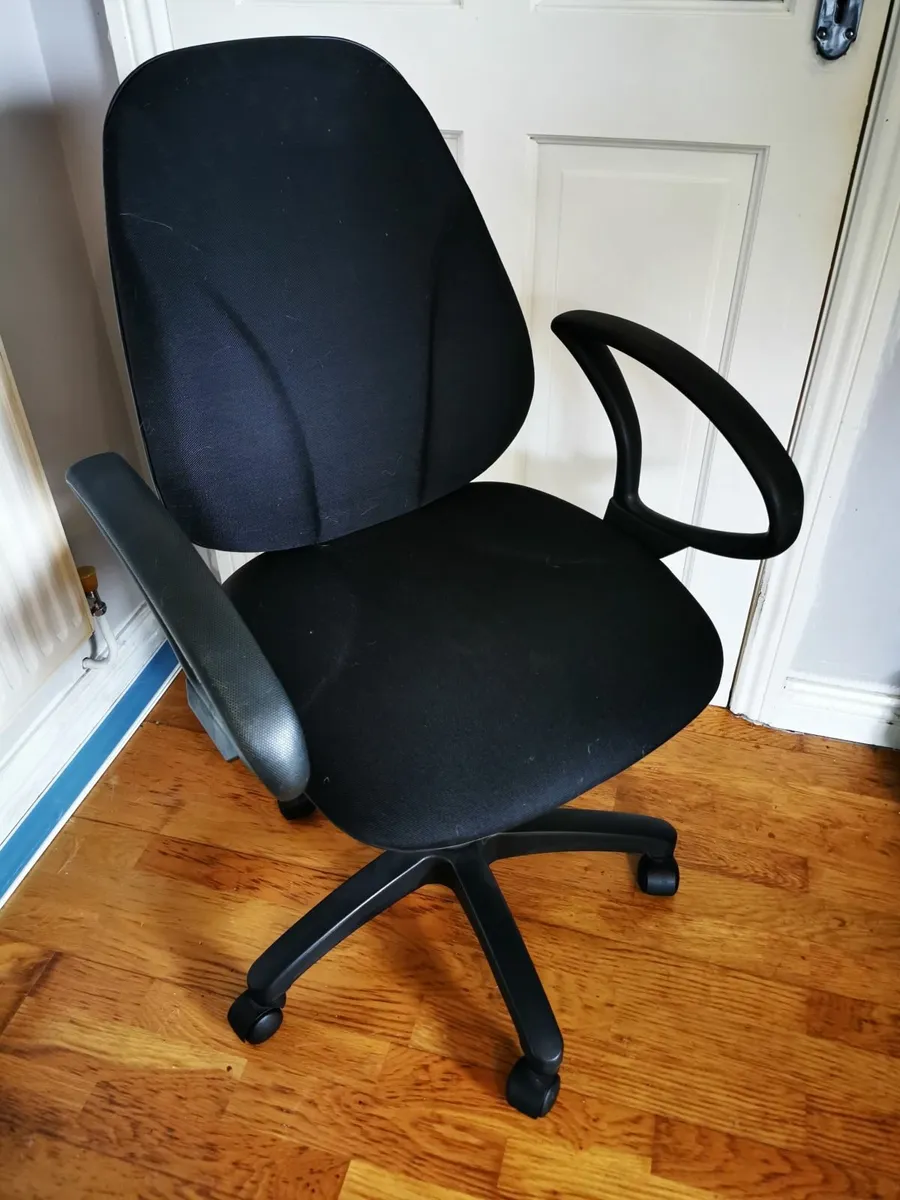 Work desk, chair and desk shelf - Image 4