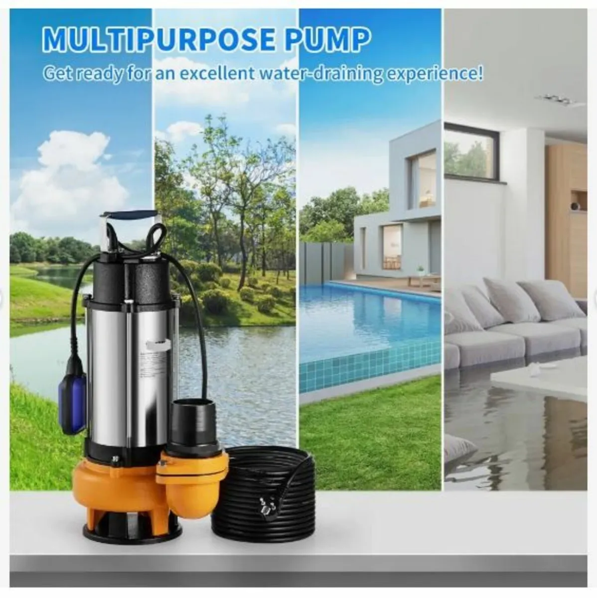 Submersible Water Pump, 2200W - Image 2