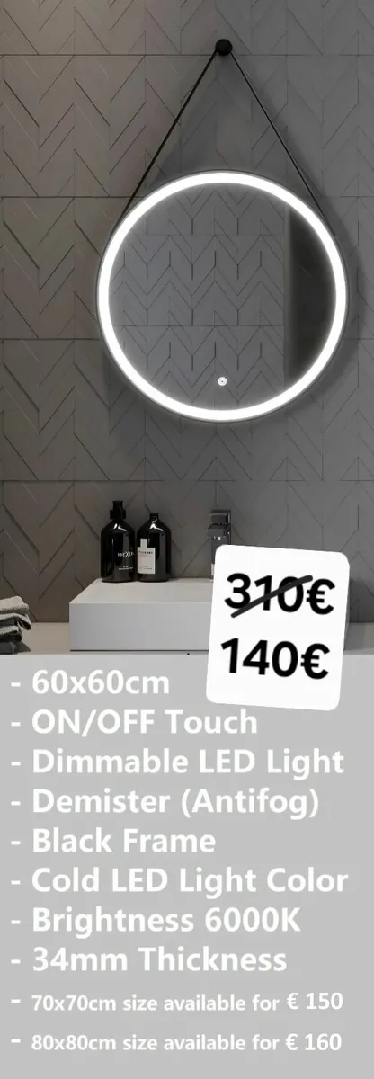 LED Bathroom Mirror - Image 2
