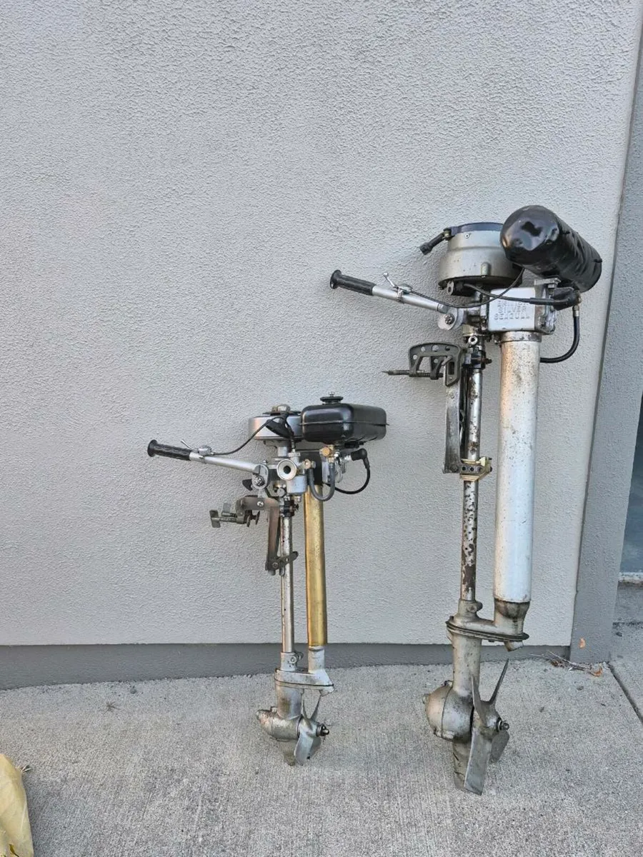 2 British seagull outboard motors - Image 1