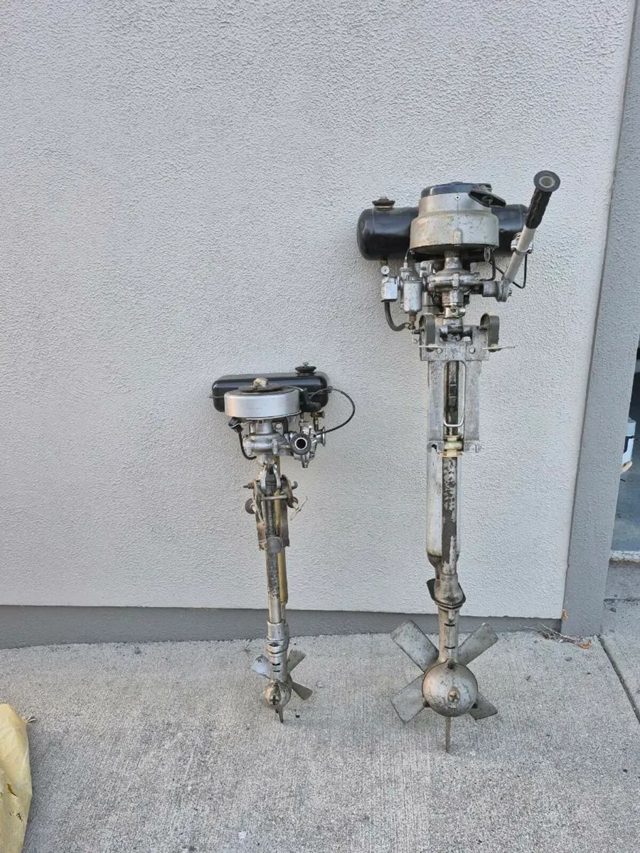 2 British seagull outboard motors - Image 2