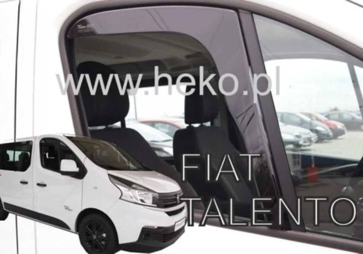TINTED WIND DEFLECTORS •TEAM HEKO• - Image 1