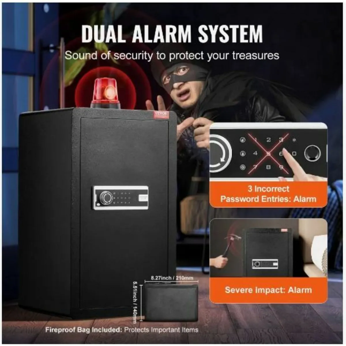 Single Door 4.0 cu.ft Safe Box - Image 4