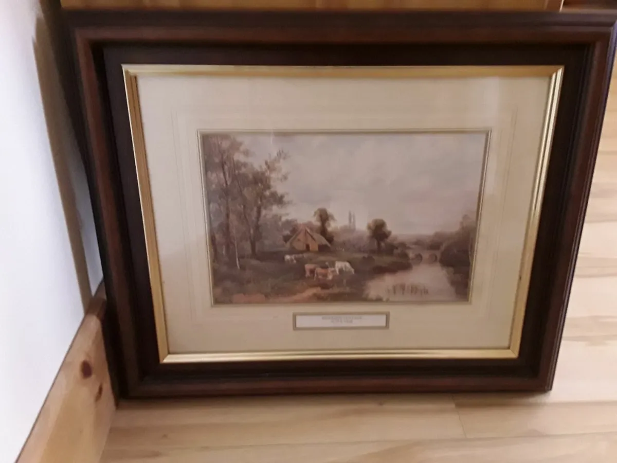 Picture print titled Riverside Cottage by OT Clark - Image 1