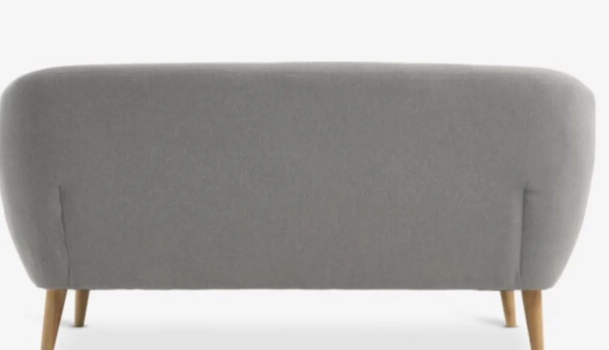 Small grey fabric sofa 5ft wide - Image 3