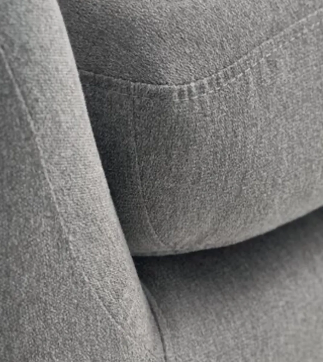 Small grey fabric sofa 5ft wide - Image 4