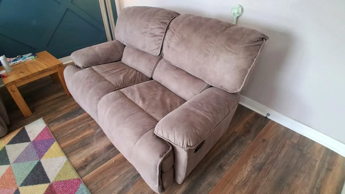 Two reclining Sofa's for sale - Image 1