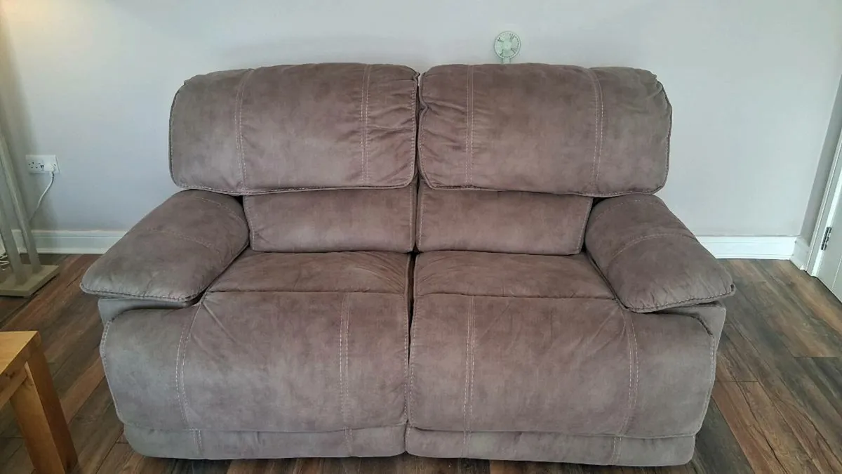 Two reclining Sofa's for sale - Image 3