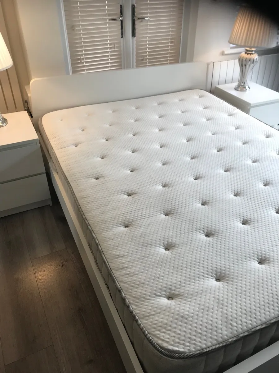 Stunning Ikea King size Bed with Mattress - Image 3