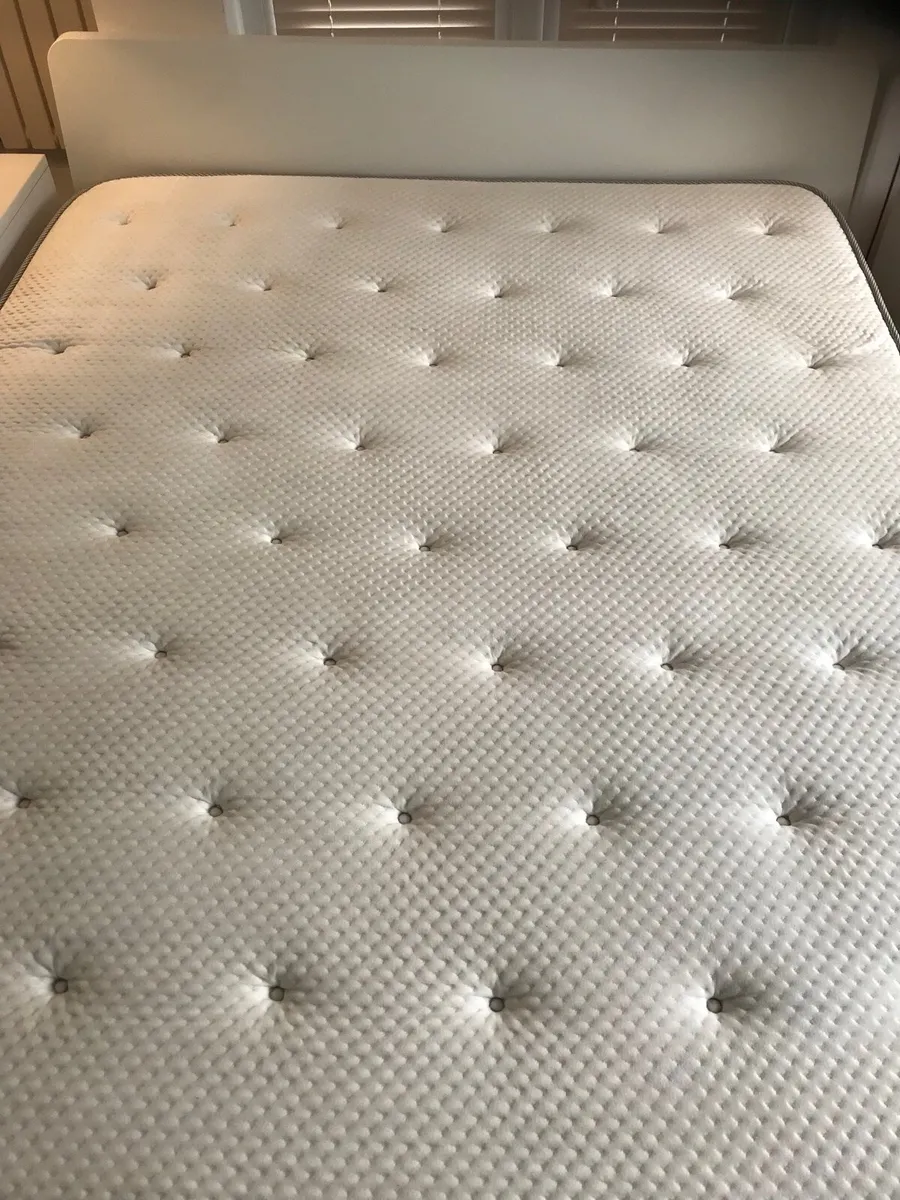 Stunning Ikea King size Bed with Mattress - Image 4
