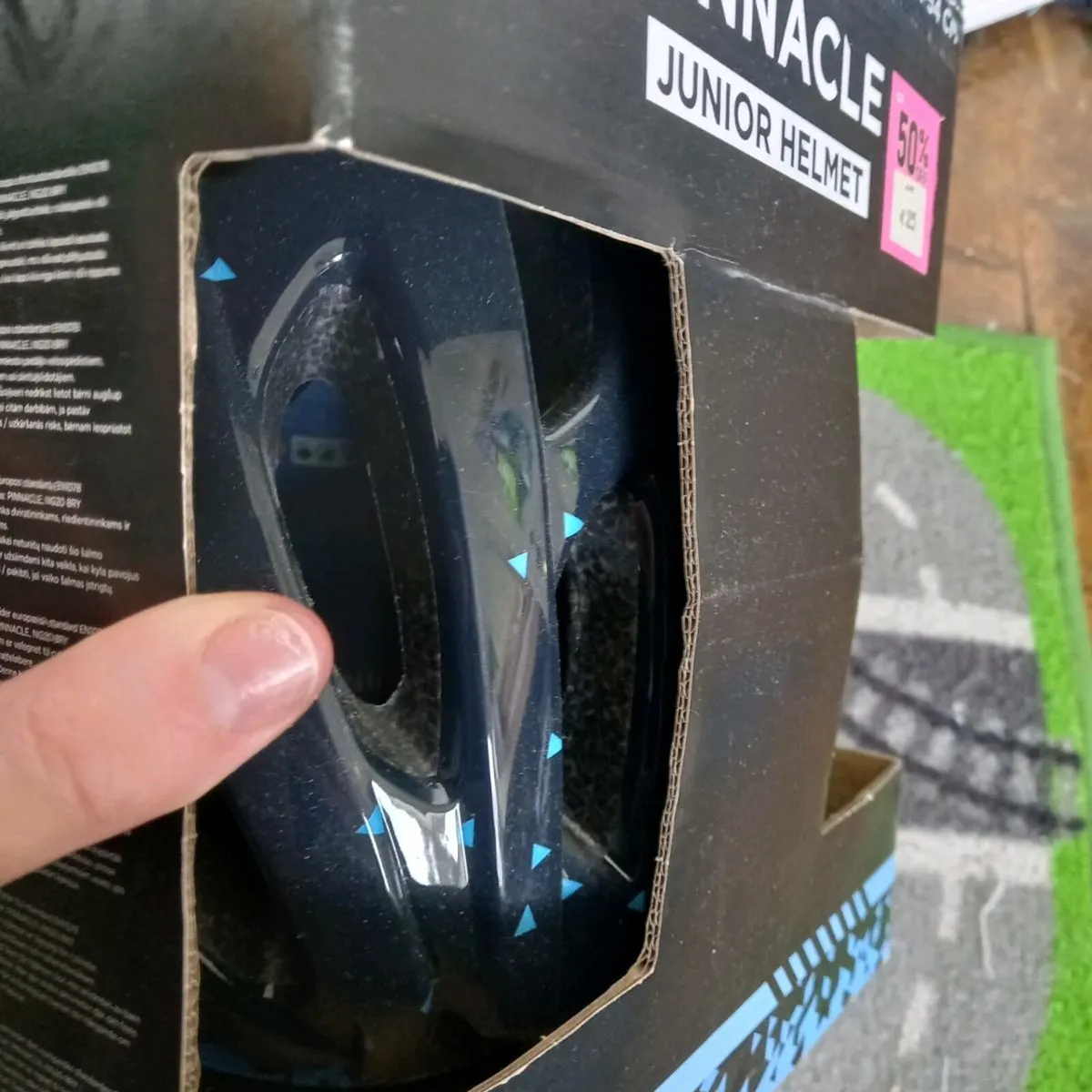 Pinnacle Junior helmet blue - Image 2