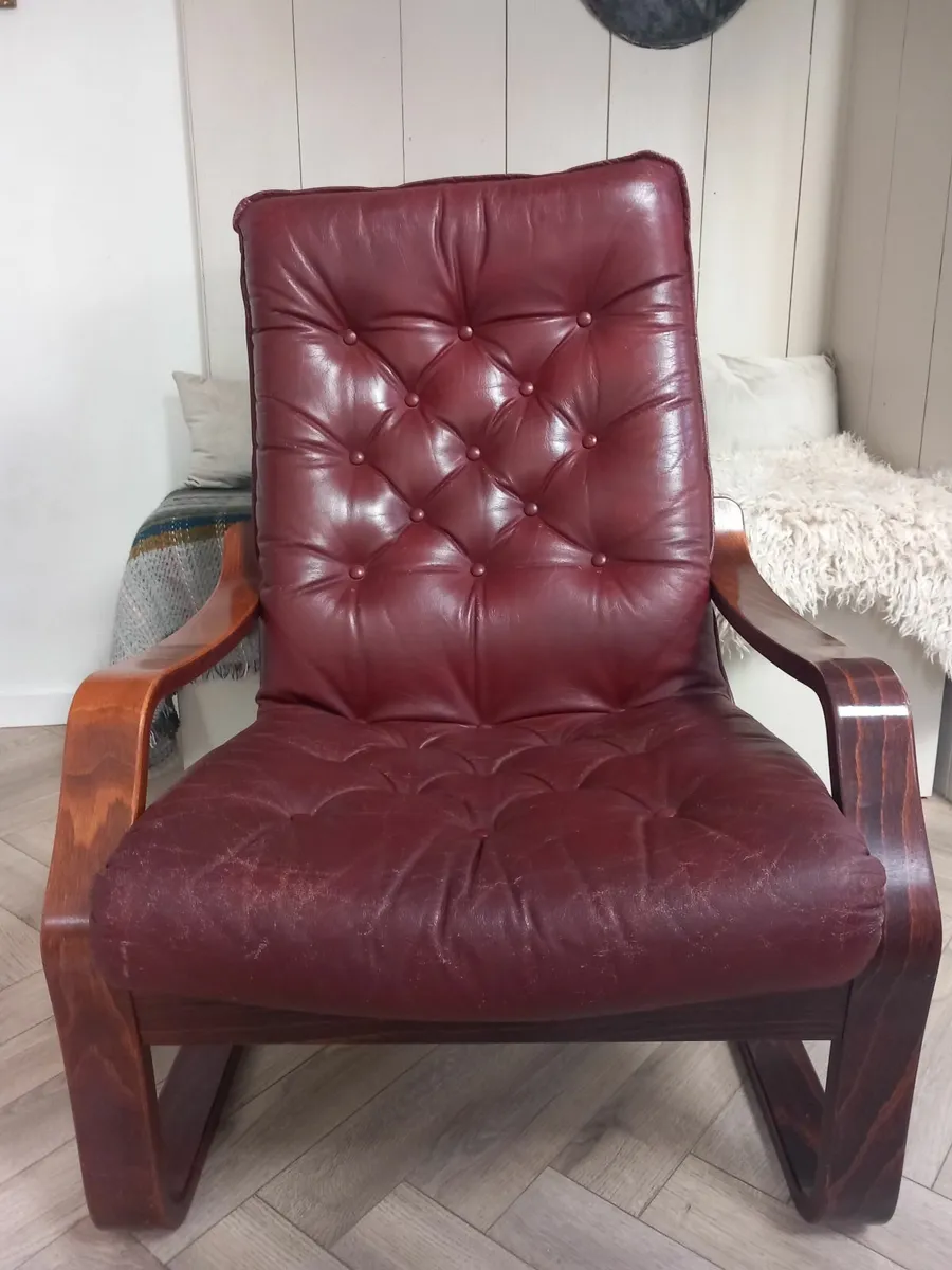 Danish mid century lounge chair - Image 2