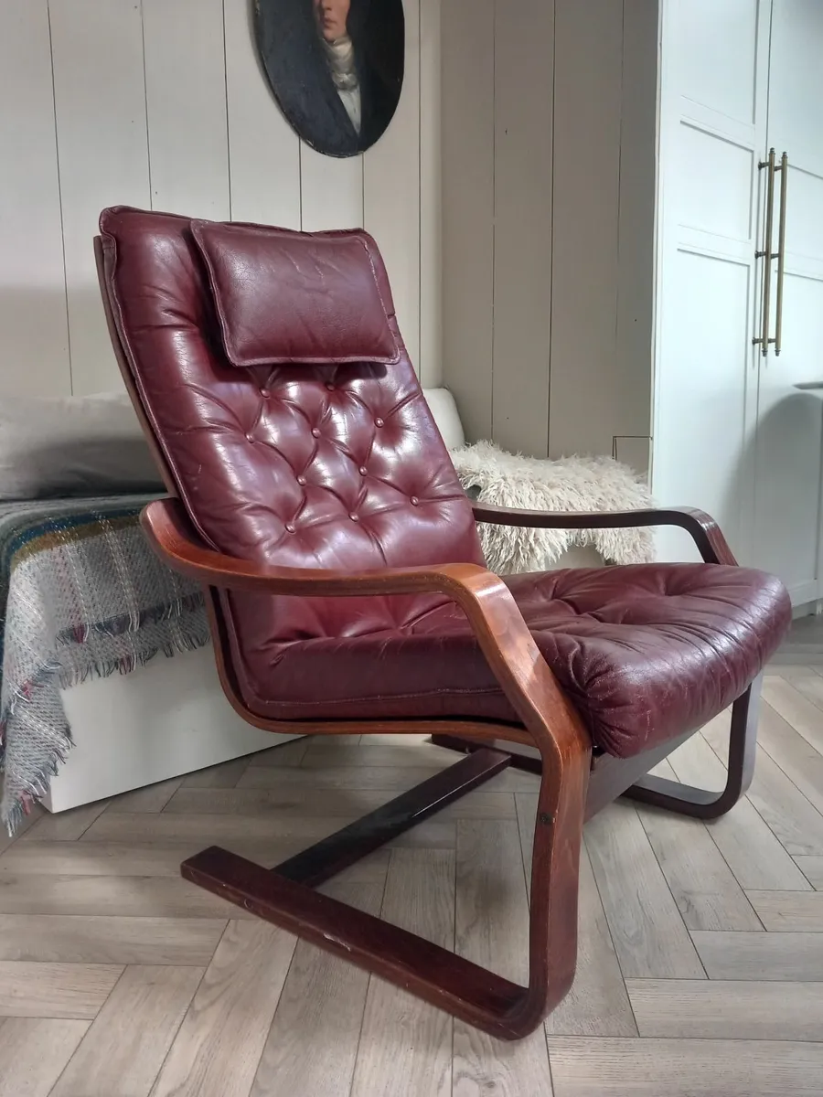 Danish mid century lounge chair - Image 3