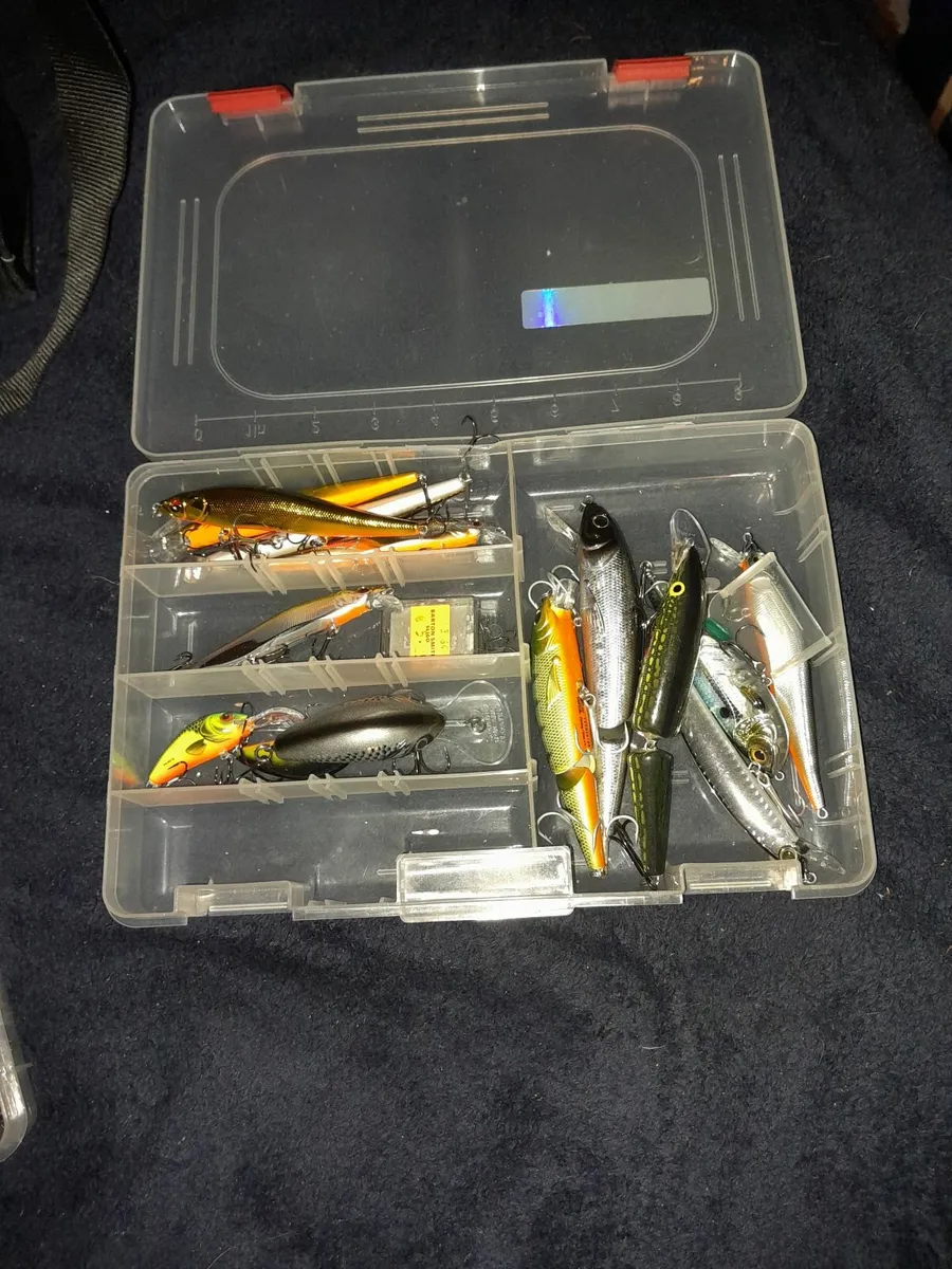 Fishing lures and lure bag - Image 1