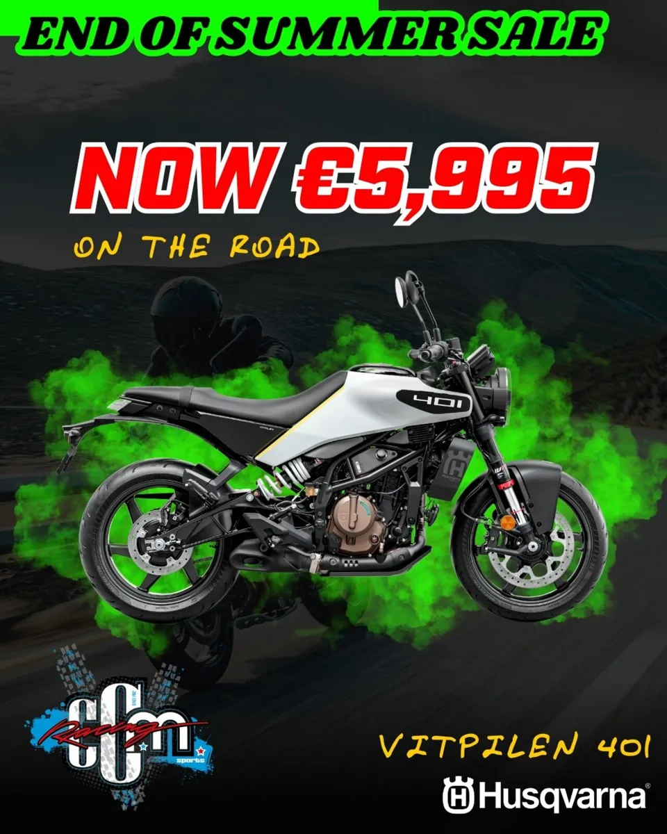 New Husqvarna Vitpilen 401 - End of Summer Sale!! - Image 1