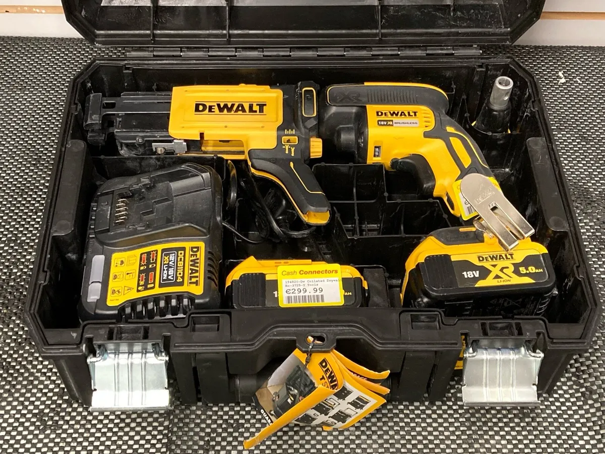Dewalt Cordless Screw Gun + 2 Batteries + charger - Image 1