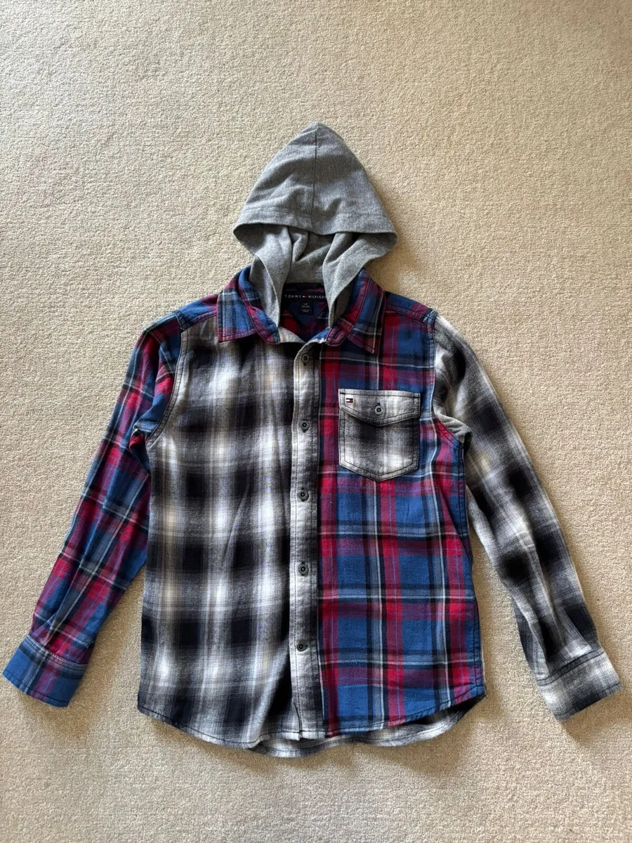 Tommy Hilfiger Hoody Shirt age 8-10 - Image 1