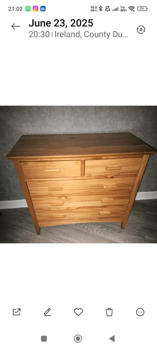 Chest of Drawers - reserved