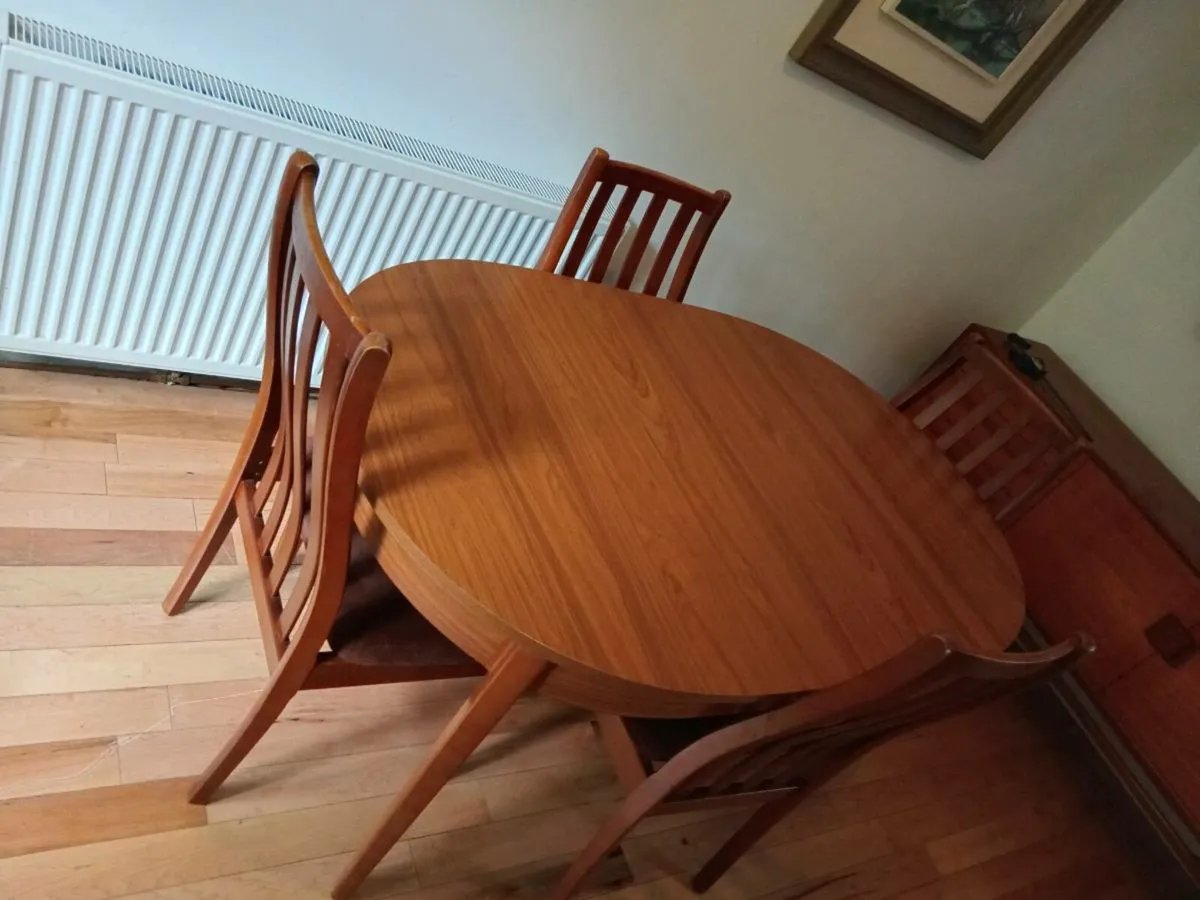 mid century teak dining set stonehill stateroom - Image 4