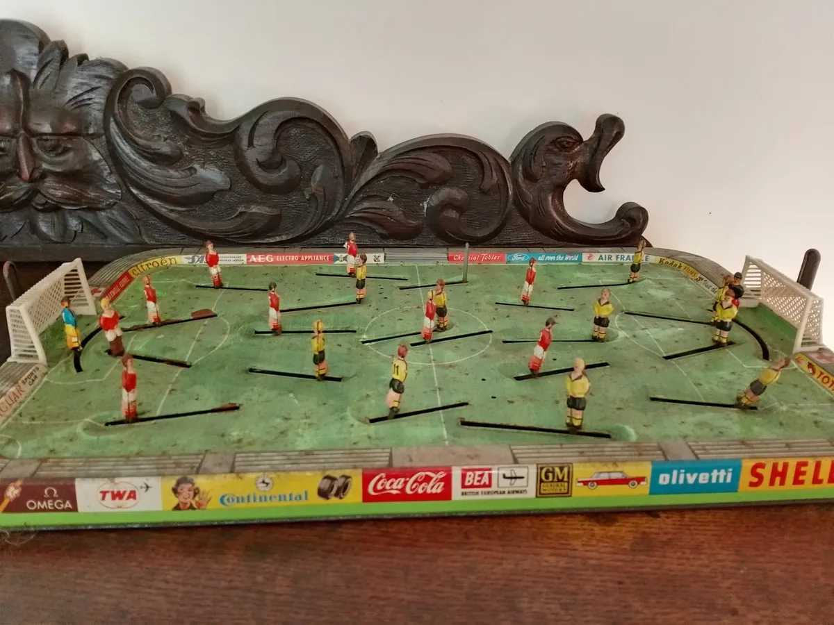 Rare Technofix Europa Tinplate Football Game - Image 1