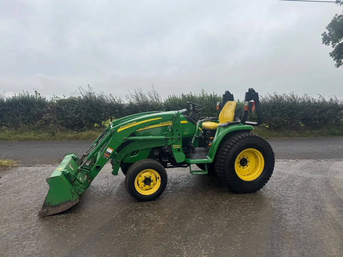 John Deere Compact Tractor with Front loader - Image 1