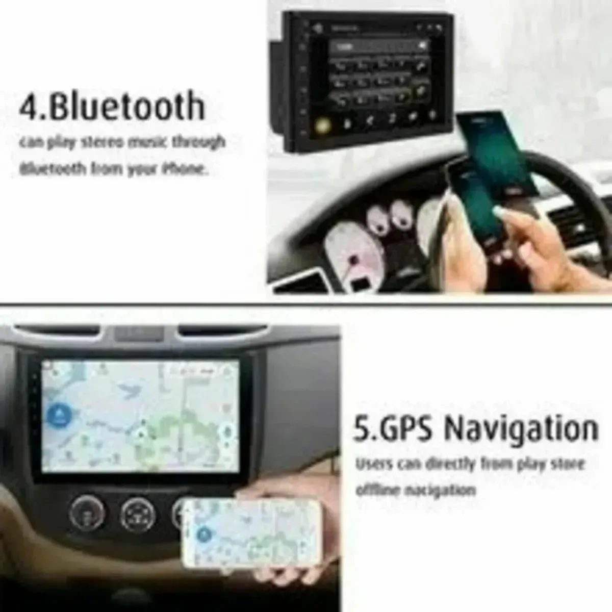 Car Stereo Radio 7-Inch Android Touchscreen Unit - Image 4