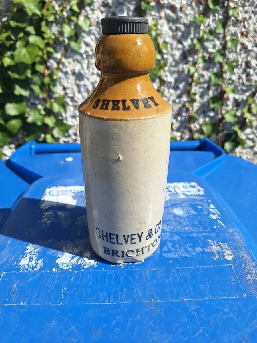 Vintage stoneware Shelvey & Co beer bottle - Image 3