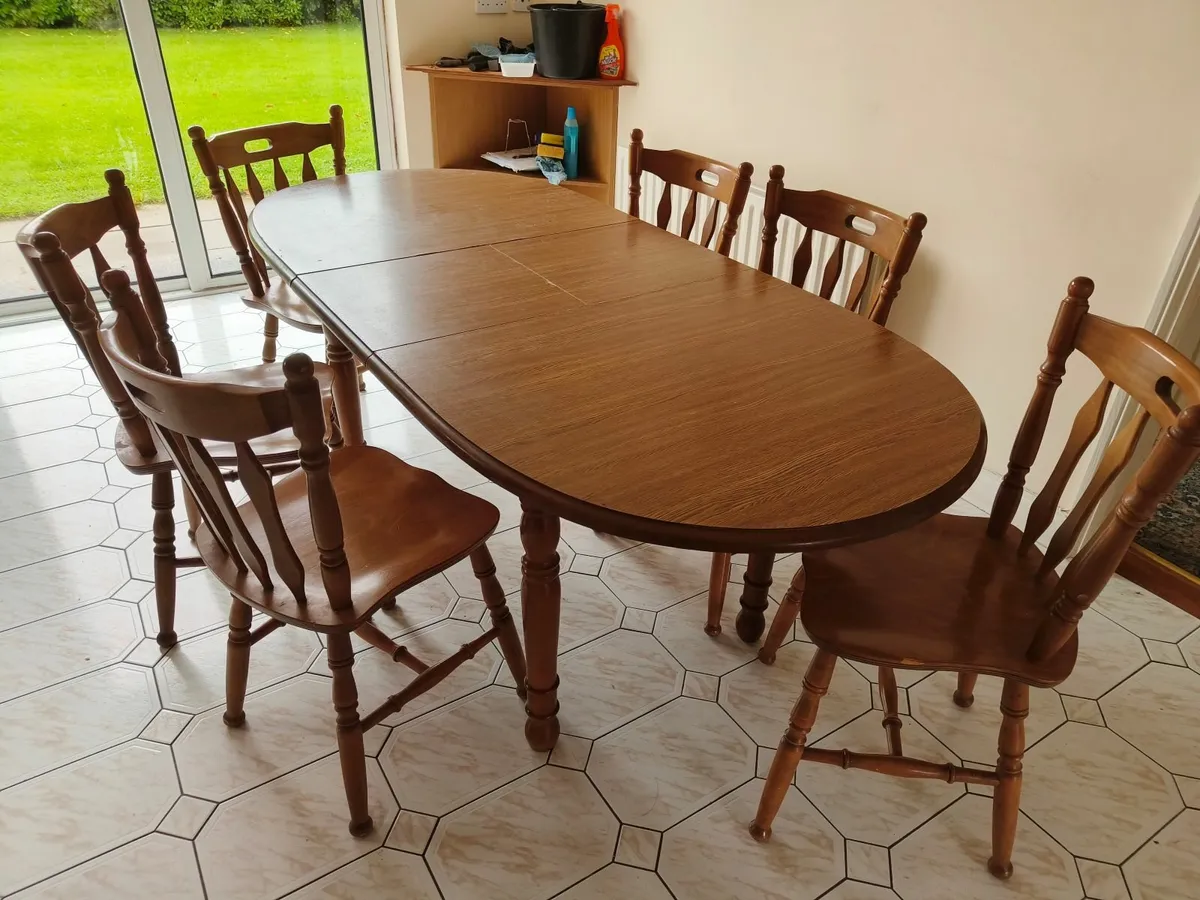 Table and chairs