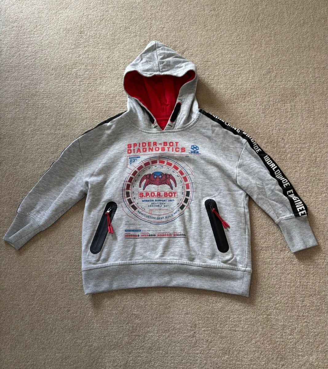 Spider-Man Hoody age 5-6 - Image 1