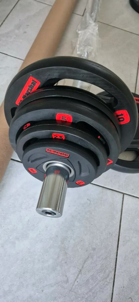 Brand new Olympic weight lifting set C - Image 3