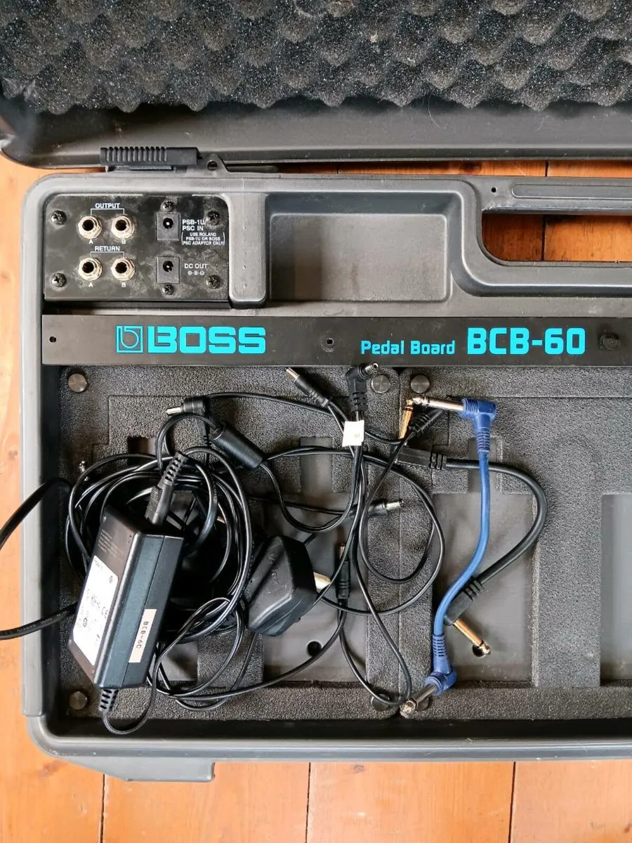Guitar Effects Pedals and Board - Image 4